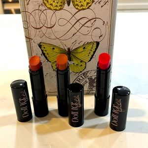 3- Doll 20 Hydrabalm Lip Love- Cozy, Decadent & divine & Pink candy